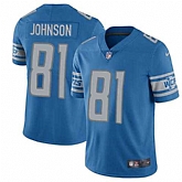 Nike Detroit Lions #81 Calvin Johnson Blue Team Color NFL Vapor Untouchable Limited Jersey,baseball caps,new era cap wholesale,wholesale hats